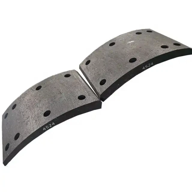 ceramic brake lining 4524 brake shoe lining for commercial vehicle trucks