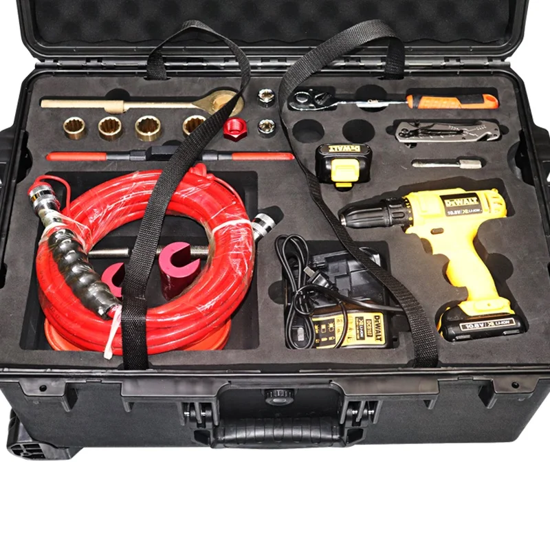 Custom Cordless Drill Combo Kit Rooling Power Tool Box L230 Hard Plastic Trolley Case for DEWALT