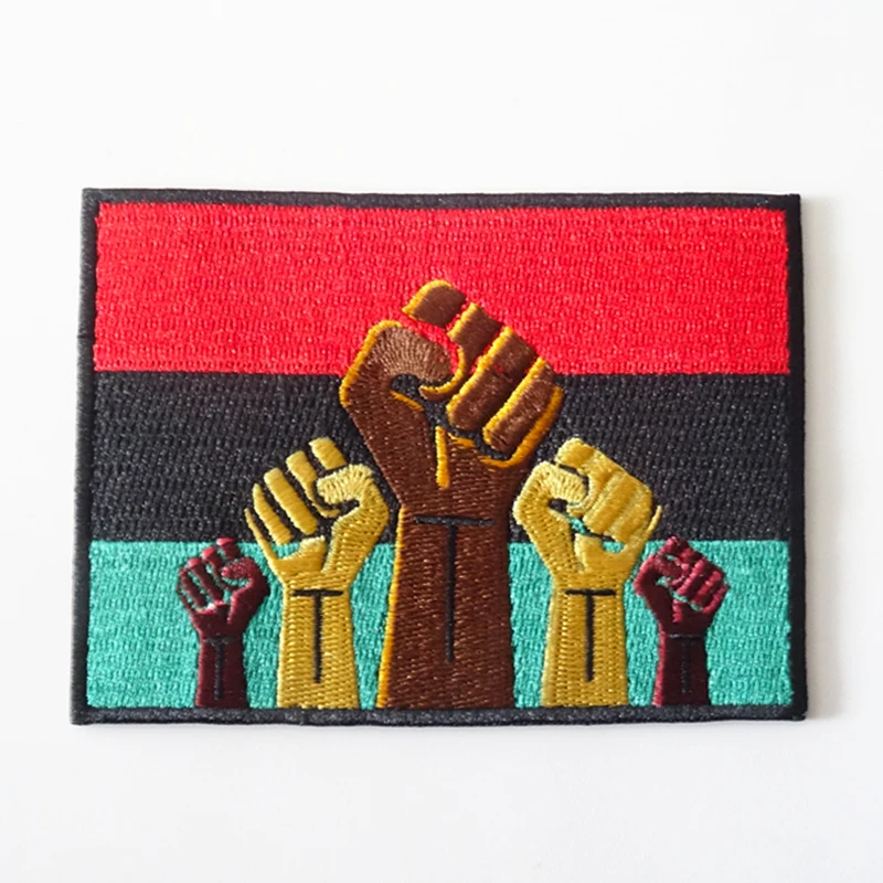 Custom patches Flag design machine embroidery designs badges embroidery badge