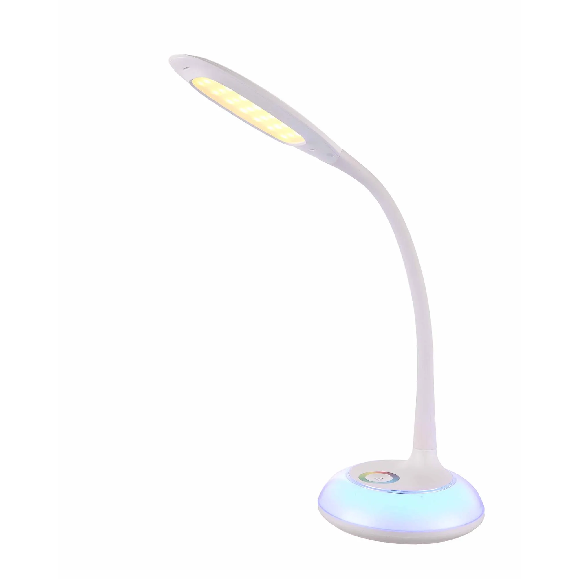Modern economy fashion style led table lamp with RGB rainbow and stepless dimming led night light desk lamp