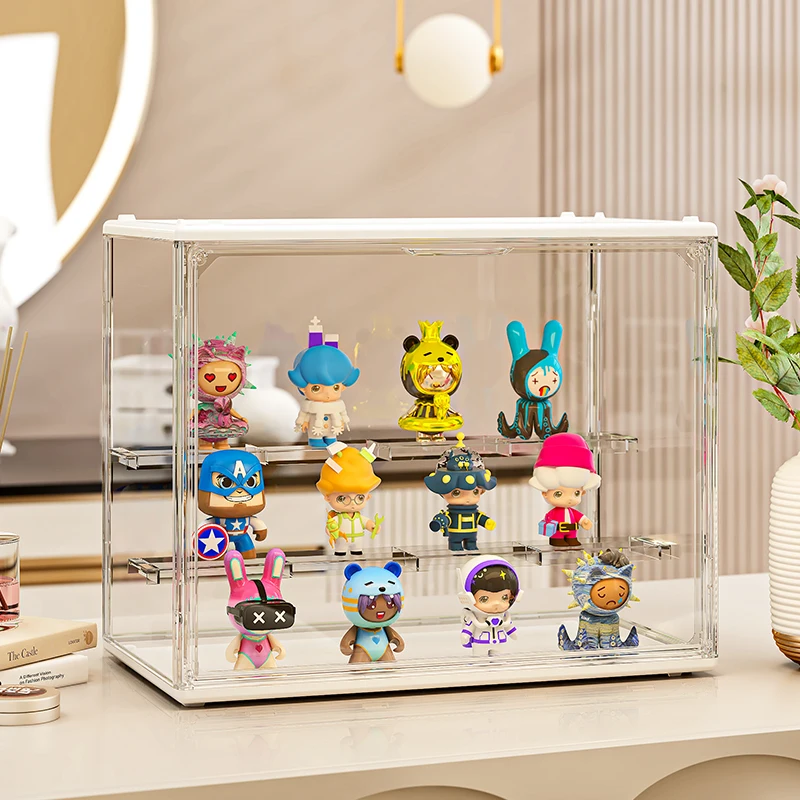 Wannuo Pop Mart Blind Box Dolls Storage Display Toy Figure Plastic Transparent Case