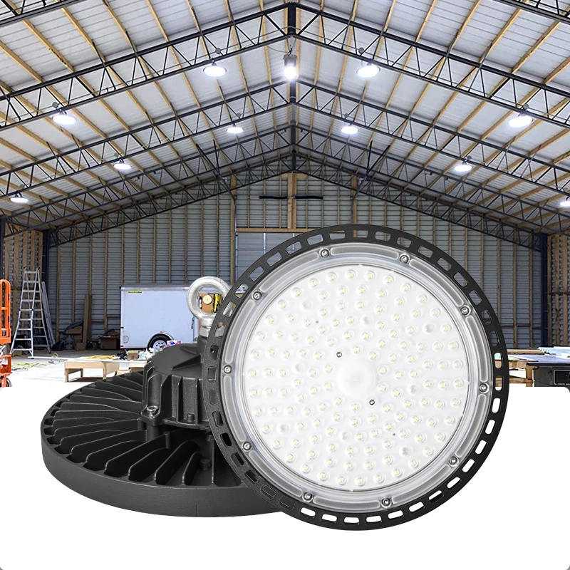 Drop Shipping 100W 150W 200W Led UFO High Bay light, BulkHead Industrial LED Highbay Light