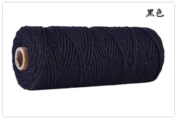 High Quality Handmade Cords 2mm/100m Cotton Macrame Rope For Plant Hanger