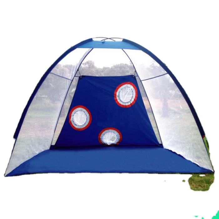 2022 Newest portable golf practice net factory direct sale with fibreglass poles W9*H7*D5 feet 3/4mesh golf practice net