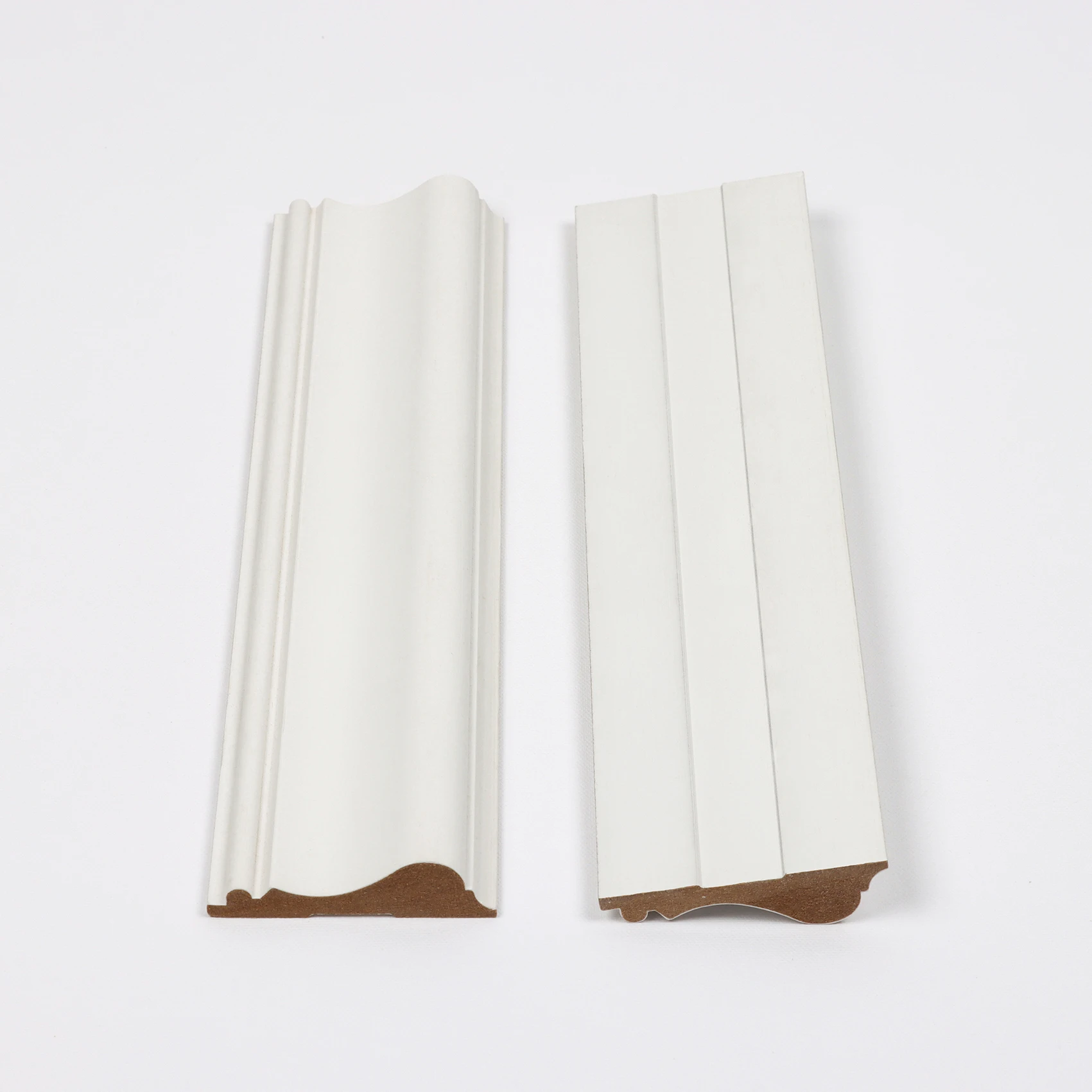 Wooden moldings white primer ornamental wood mouldings decorative furniture mdf mouldings Chair Rail