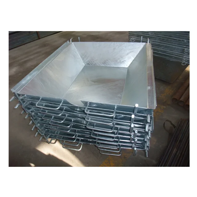 2.4m 4m 6m Hot Dip Galvanized metal cattle dairy farm cow water trough