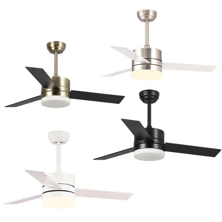 2021 Energy saving Industrial air fan with Plywood blades Led Light Ceiling fan