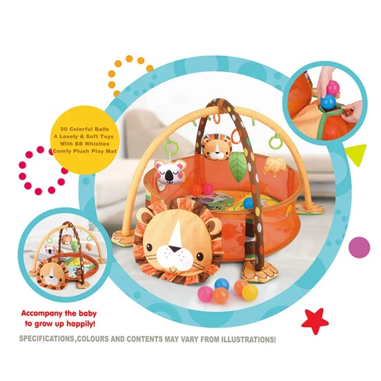 Baby Activity Gym Playmat Baby Fitness Rack Cloth Material Crawling Mat Enlightenment Toys Game Mat