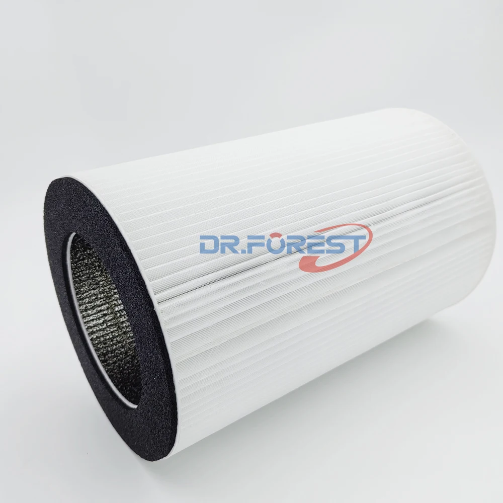 3-in-1 H11 H12 H13 Hepa Polyurethane Activated Carbon Filter Replacement For Air Purifier