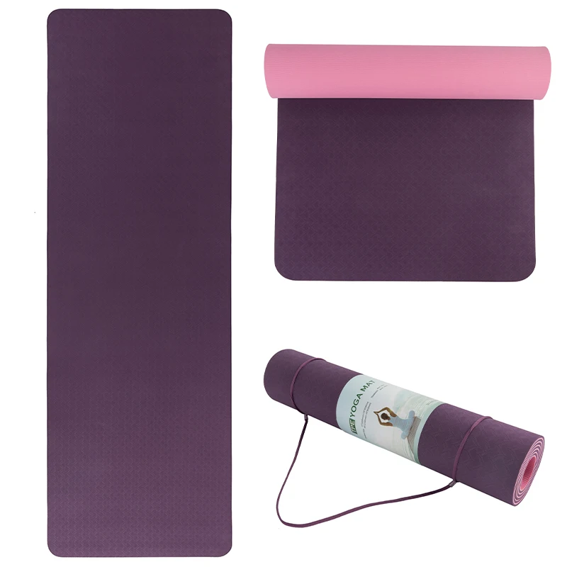2025 Factory Direct Sale Exercise Non Slip Eco Friendly Dropshipping TPE Yoga Mat