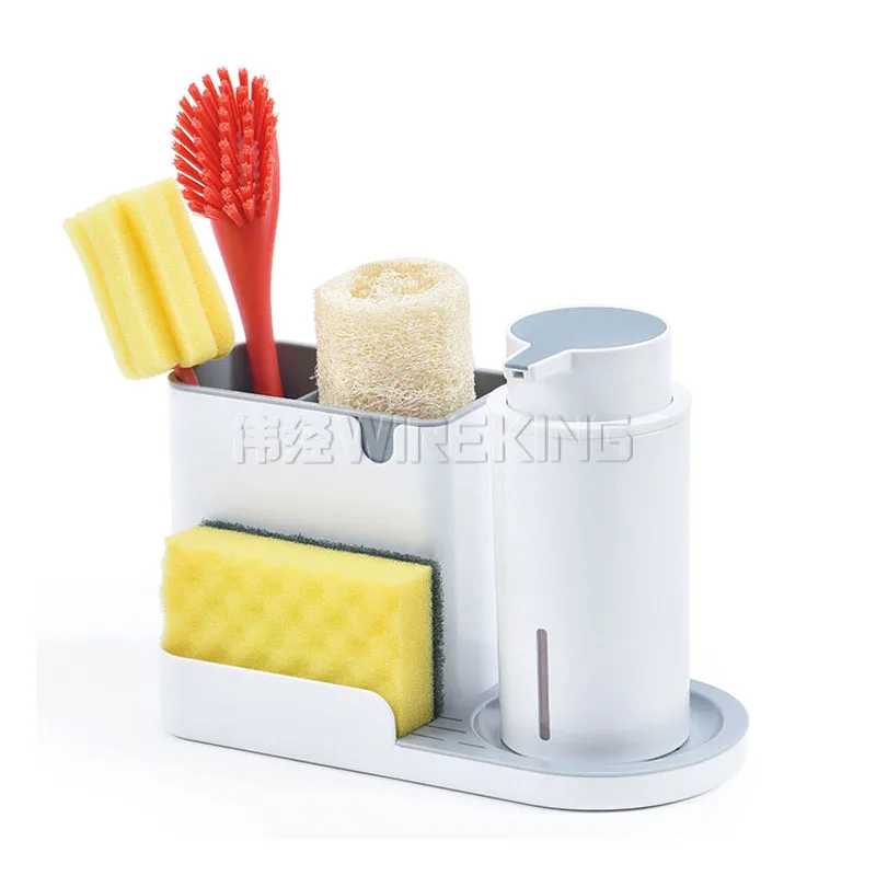 WIREKING Simply Human Dishwashing Accessories Holder Sink Caddy Kitchen Clean Tools Caddies Organizer