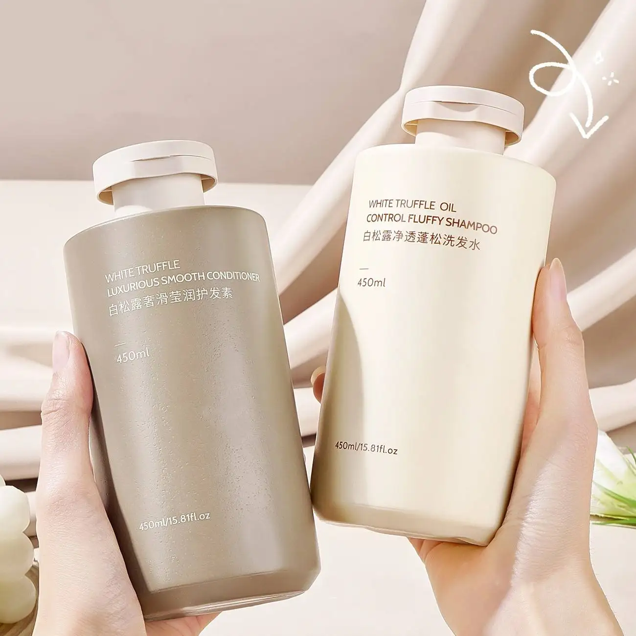 Wholesale Hair Care Products White Truffle Organic Shampoo And Conditioner Anti Dandruff Moisturizing Shampoo