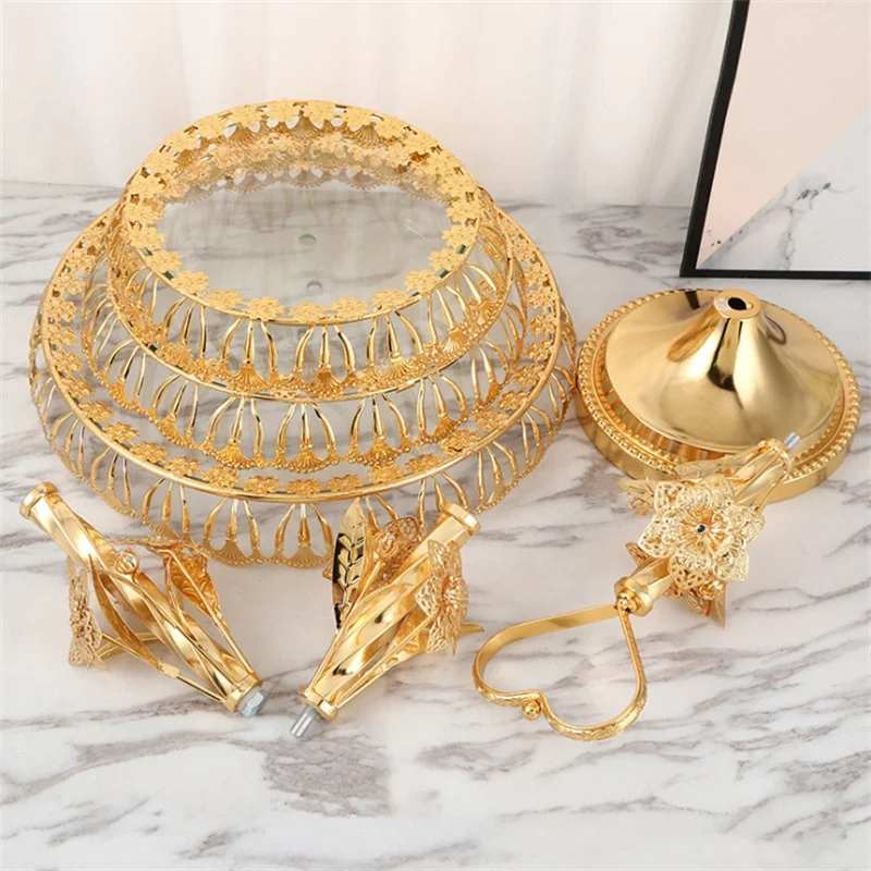 European and American style multilayer Dry fruit plate tray for Home Decor