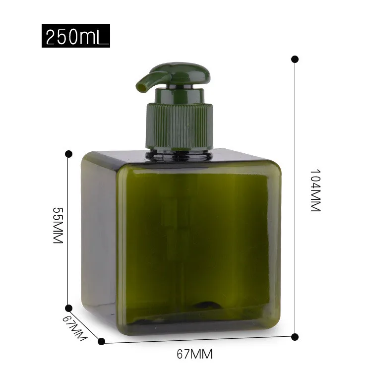250ml Plastic Empty Lotion Hand Wash Soap Body Wash Pump Bottle