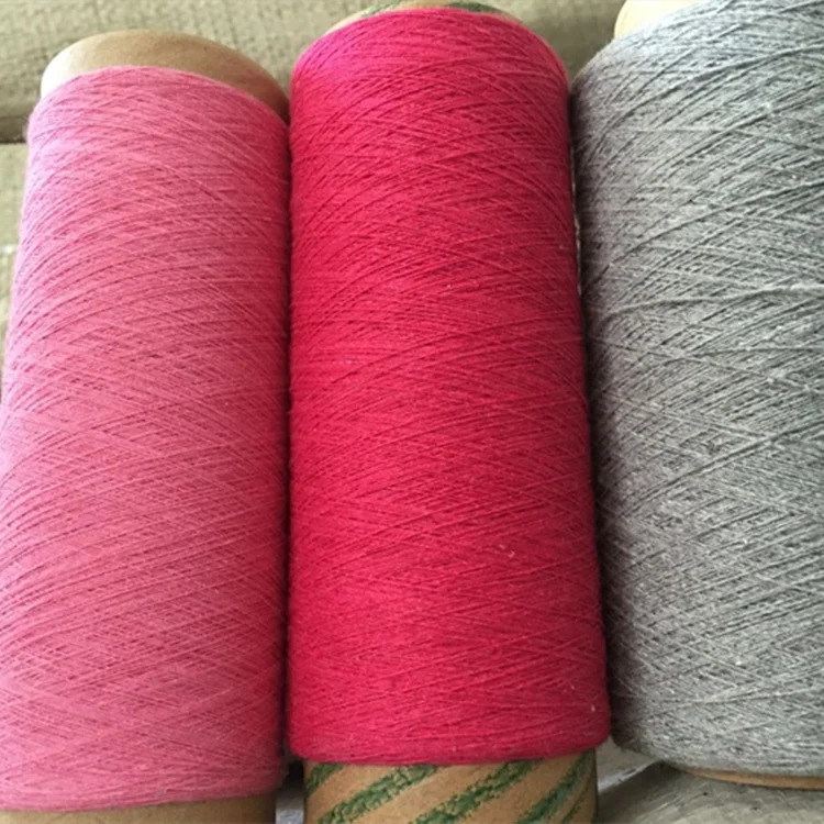 OE regenerated blended cotton yarns for socks fabric knitting