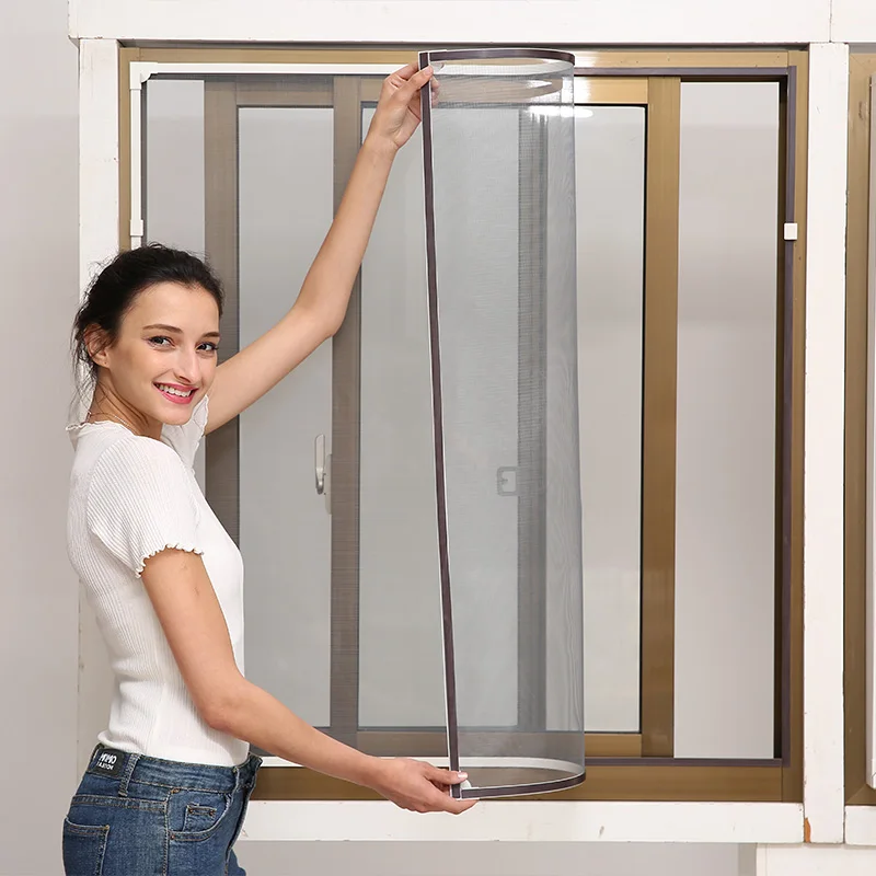 Experienced new products screen window preventing bugs magnetic mosquito net door