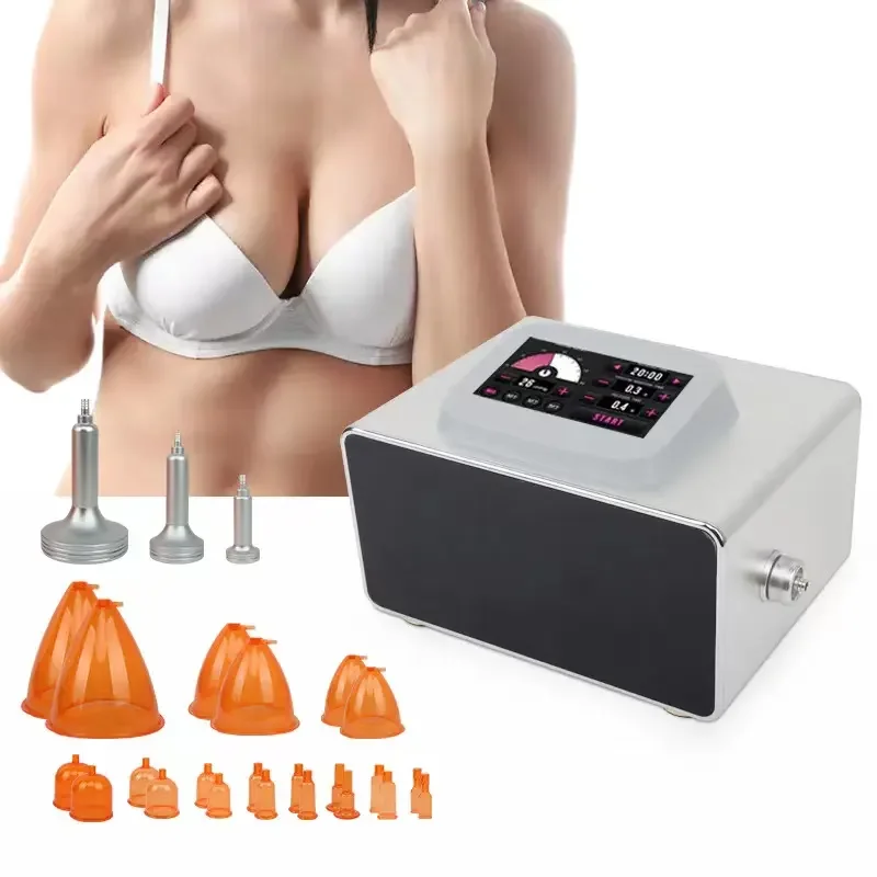 News Products 2024 Professional Big Breast Hip Suction Pump Enlargement Therapy Butt Lift Vacuum Machine With Buttock Cups