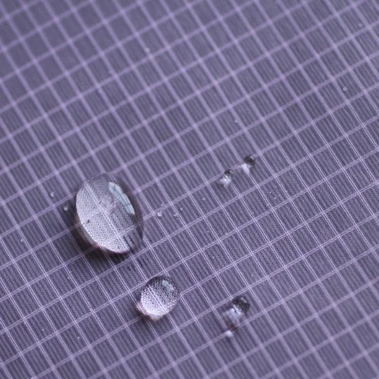 15D nylon double rib-stop ultra-thin  nylon checked skin clothing tent kite  fabric