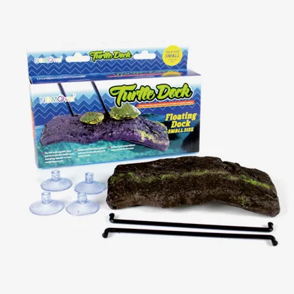 High Quality Small Size Resin Floating Island Dock for Turtle Tortoise with Suction Cup