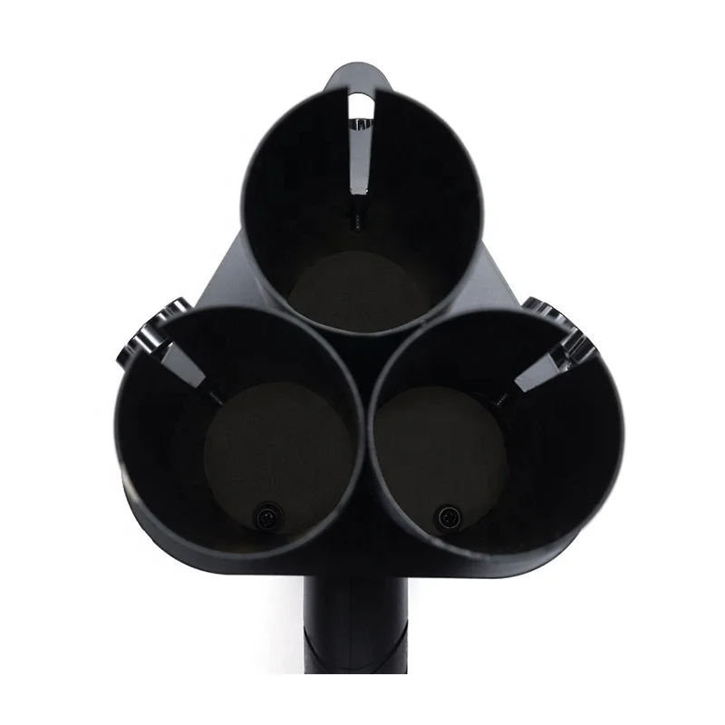 Hand hold Electric Confetti Shooter Rechargeable 3 Heads Shots Confetti Gun Making Machine