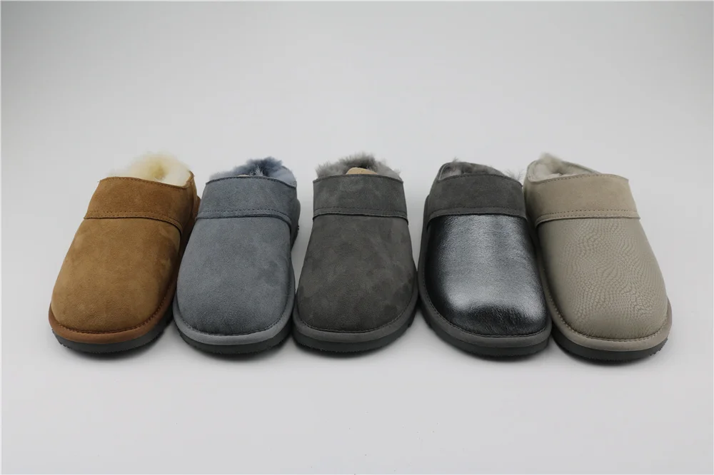 
Winter Real Wool Cute indoor winter heel slippers shoes slippers shoes outdoor women 