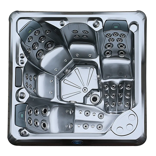 2 Lounge New Outdoor Massage Bathtub Whirlpool Spa Hot Tub