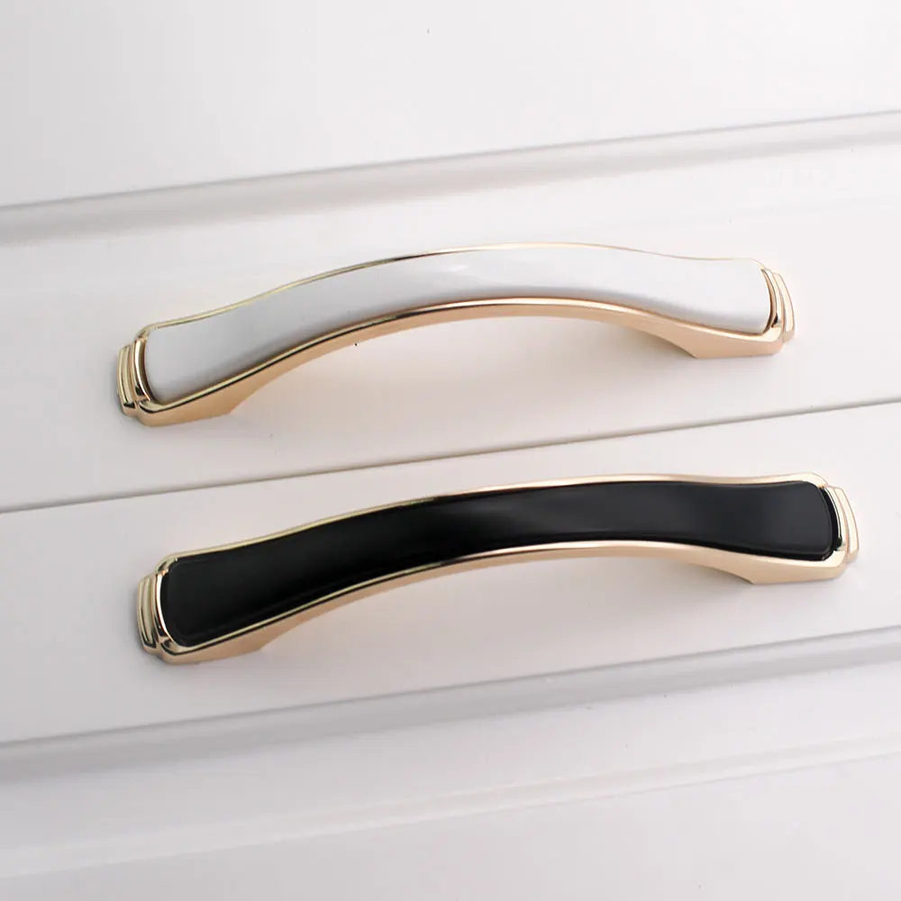 Luxury factory price industrial handle plated handle cabinet door handle