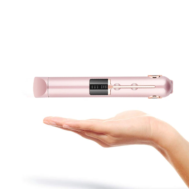  Professional vendors hair straightener mini flatiron flat iron titanium flatironvendor with private
