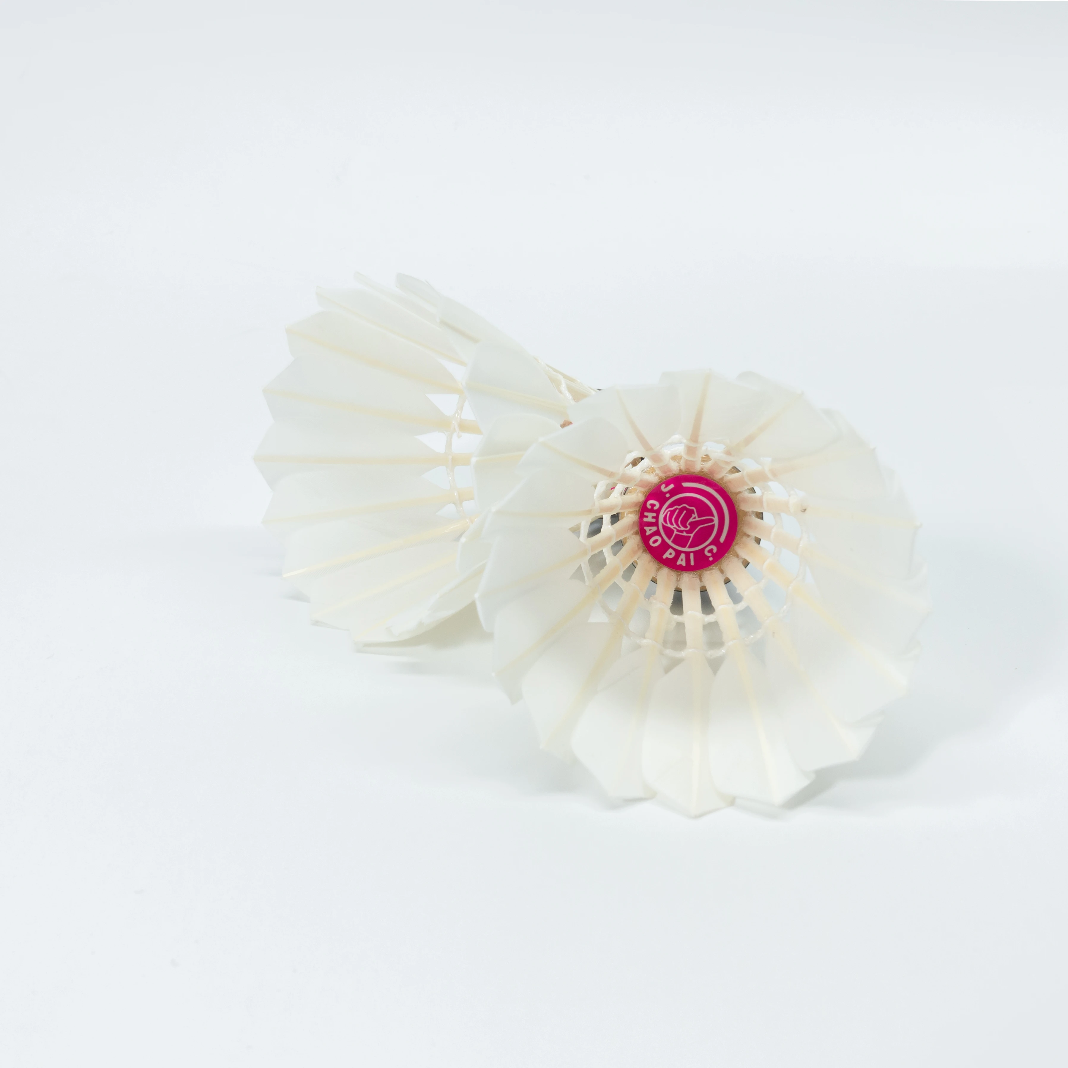 PINK CHAOPAI  badminton goose feather good durability   shuttlecocks high quality