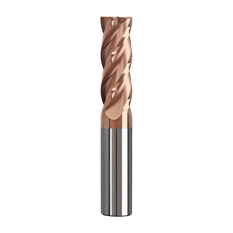 Solid tungsten carbide end mill cutter 2 flute, 3 flute, 4 flutes