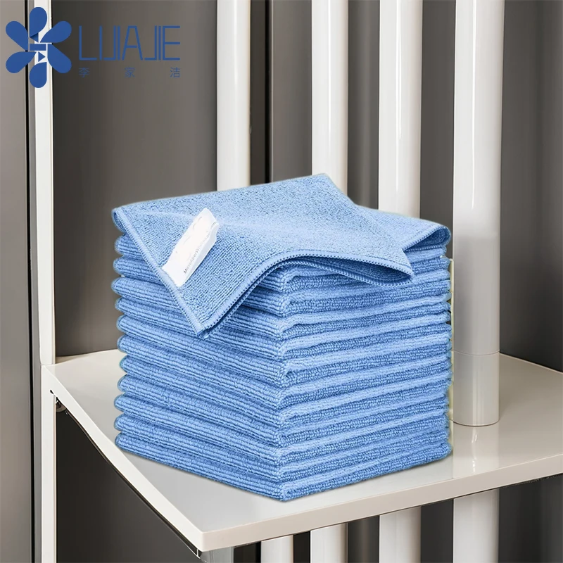 Niaona Custom Microfiber Cleaning Cloth Rags Absorbent Polyamide Window Towel for Car Home Kitchen Bathroom Use Dry Status