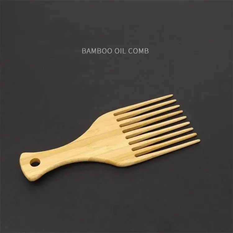 Wholesale hot selling giant wooden comb wide teeth 100% natural comb OEM private label natural wood comb