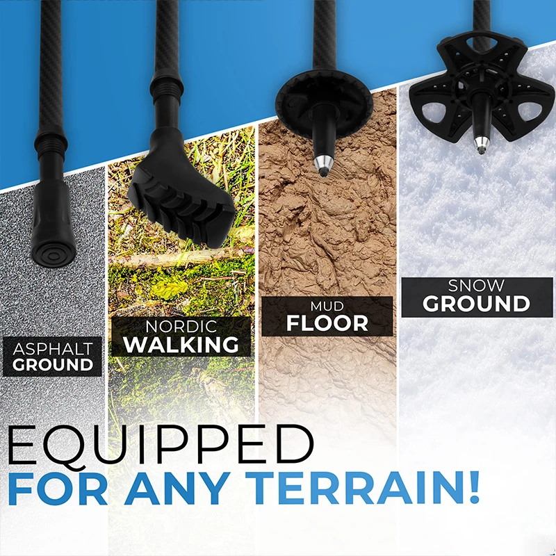 Factory Direct Sale Price Folding Quick Lock Hiking PolesTrekking Poles