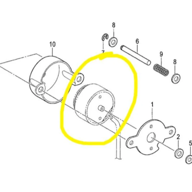 SA4348001SEWING MACHINE PART