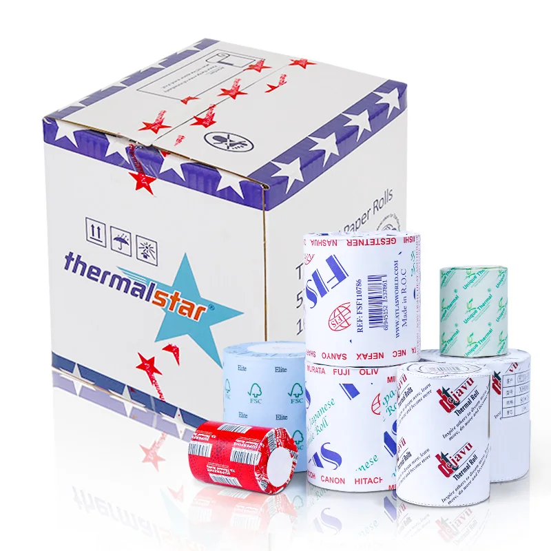 Factories cheap wholesale prices 57x30mm 57x40mm 57x50mm 80x80mm 80x70mm cash register thermal paper rolls