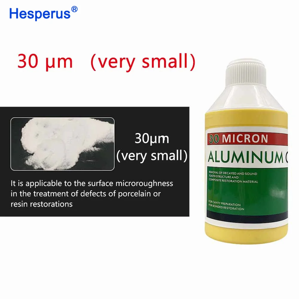 1Bottle Dental Alumina Powder 90 50 30um Micron Aluminum Powder For Microblaster Sandblasting Machine Sandblaster Dentistry Tool