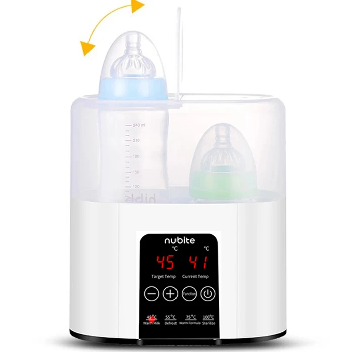Fast Heat Milk Warmer Multifunction Double Baby Feeding Water Bottle Sterilizer Food Milk Baby Bottle Warmer