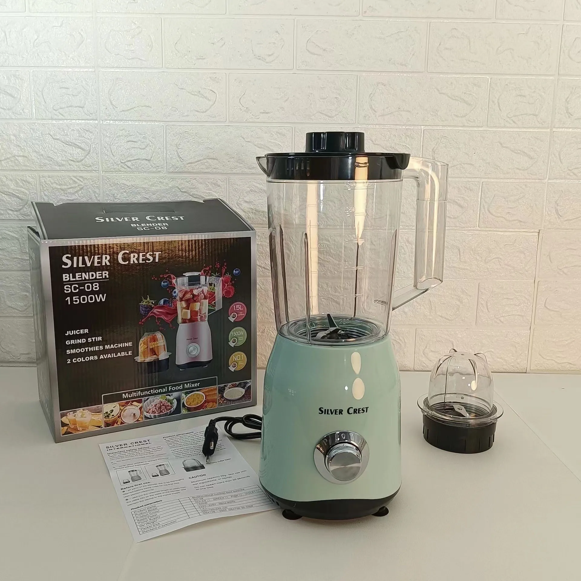 2023 hot selling High quality blender with powerful motor and 1.5L kitchen blenders machine with home use
