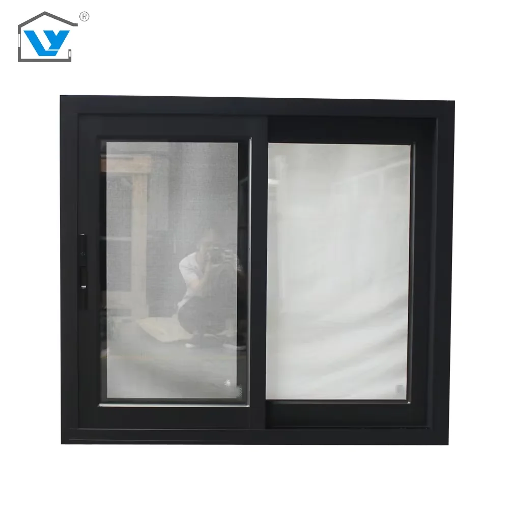 Custom Modern Double Glazed PVC Window Frame Impact-Resistant Stainless Steel Aluminum Alloy Sliding Windows Apartments