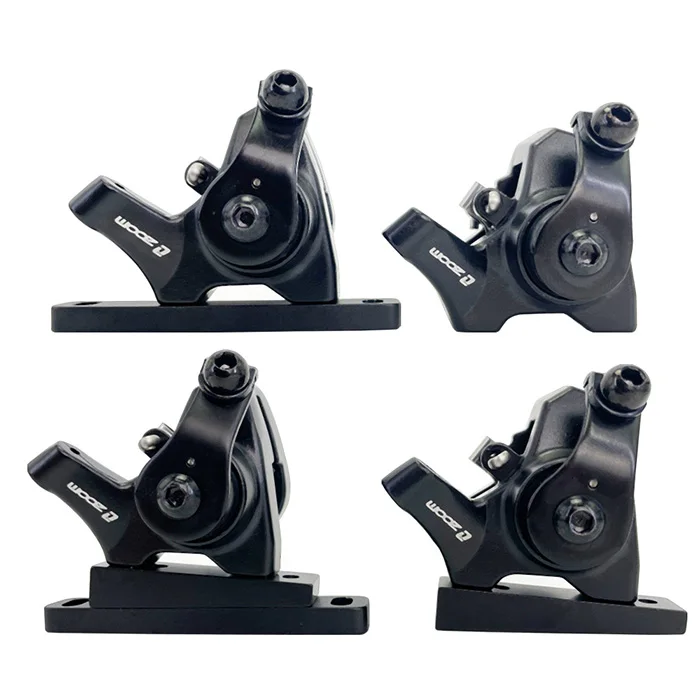 140/160 Rotor Road Bike Mechanical Disc Brake Calipers Line Cable Brake  Zoom Flat-Mounted Disc Brake Calipers