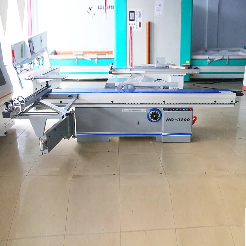 High Precision long time service Sliding Table Panel Saw Machine with Scoring Blade sliding table saw