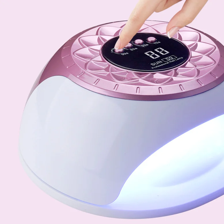 SUN S9 268W high power dual led source nail lamp uv led gel polish curing sun led nail lamp