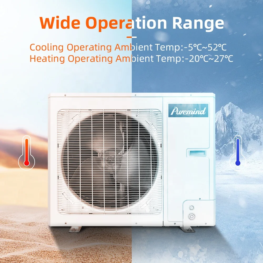 Gree Inverter Mini Central Air Conditioning Cassette Ducted Heat Pump VRF System Air Conditioner HVAC Systems Home Household