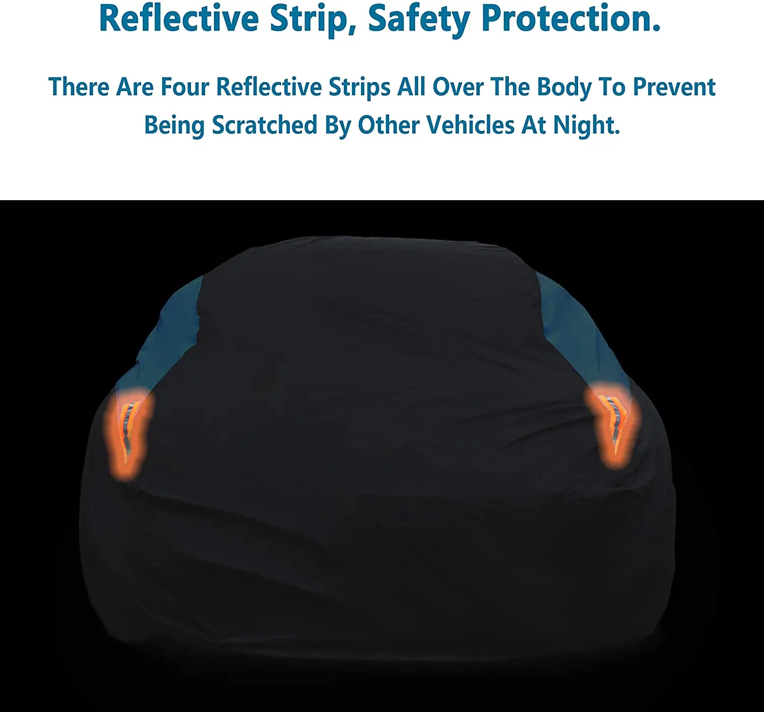 All weather snowproof and wind-proof outdoor full body cover suitable for car waterproof car cover