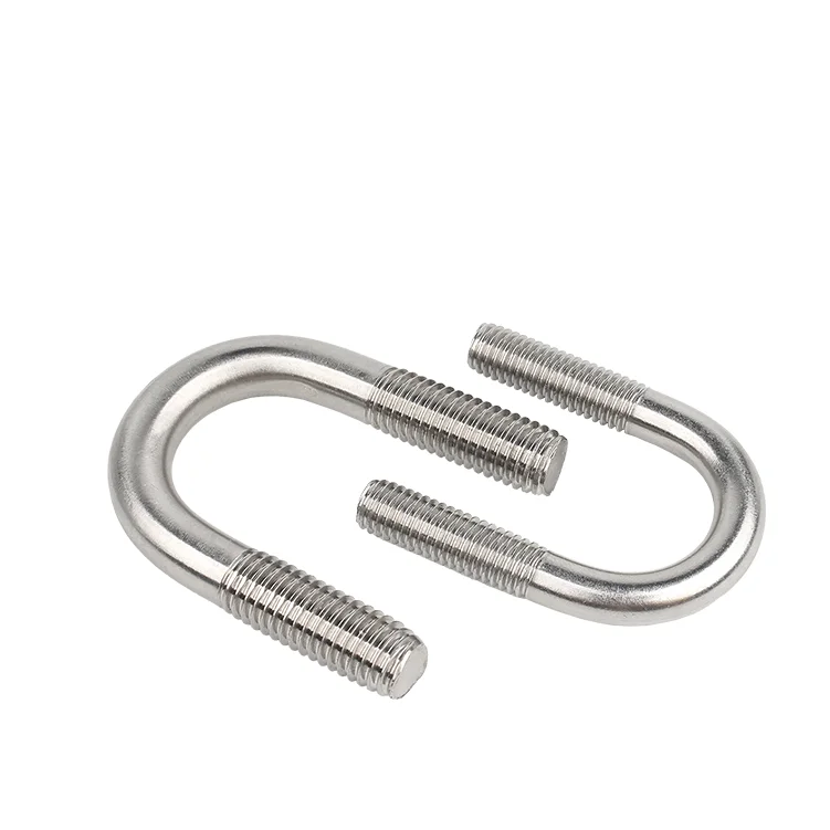 Customize M4 M5 M6 stainless steel SS304 316 anchor bolt J hook bolt U bolt and Nuts
