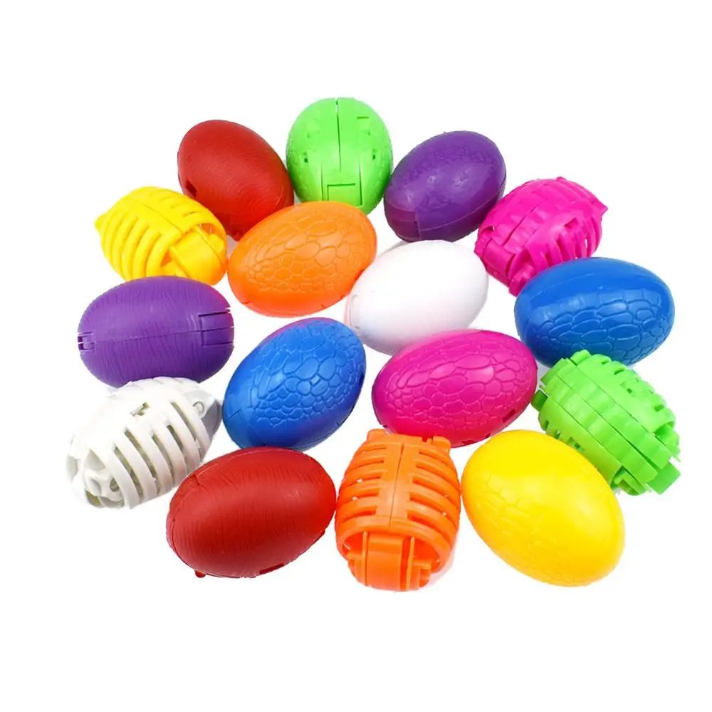 2024 Popular educational colorful plastic hatching deformed dinosaur egg toy for capsule