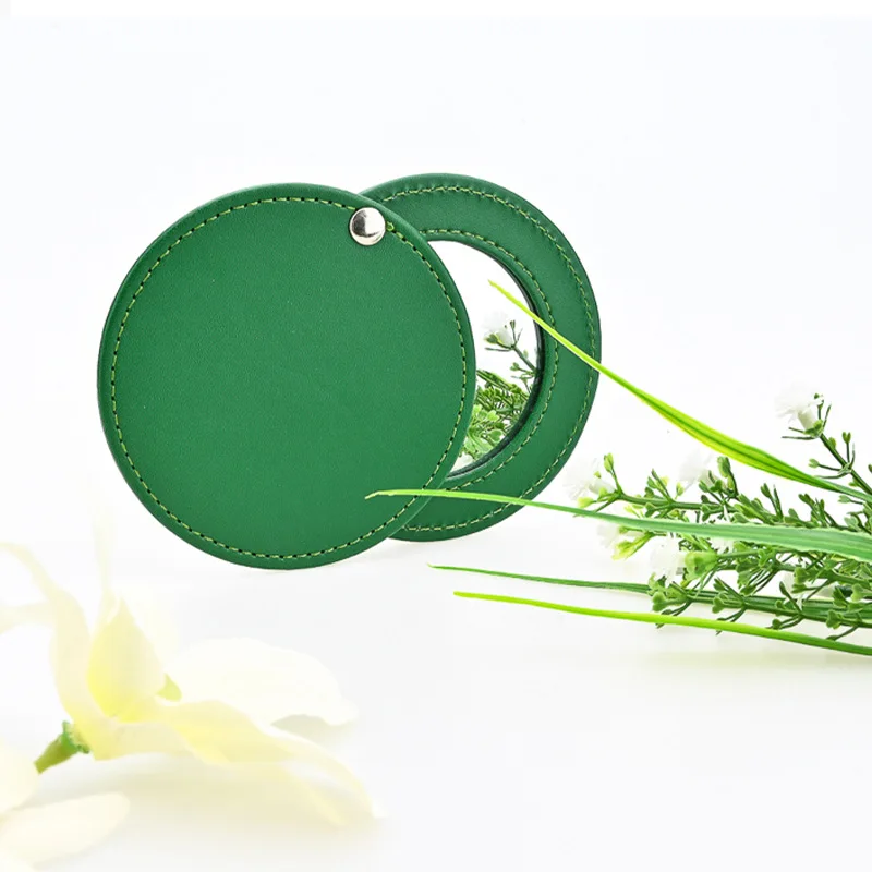 Wholesale Mini Folding Compact Mirror Round Portable Pocket Portable Small Travel Compact Makeup Mirror