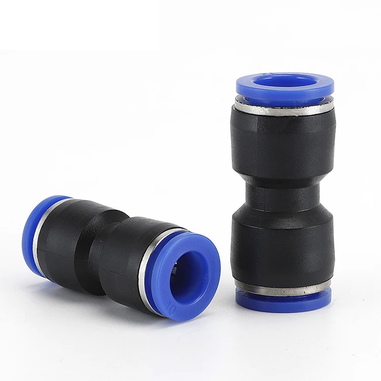 Plastic material 3 WAY T-type push-in tee  quick connect pneumatic fittings