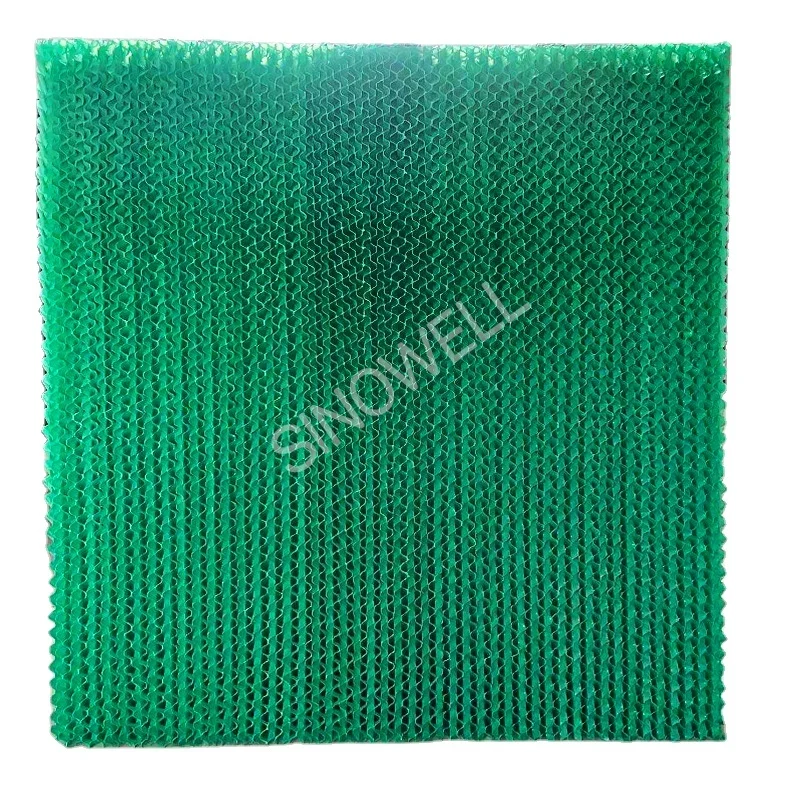 7090 evaporative cooling pad for poultry farm, galvanized sheet frame cooling pad wall plastic evaporative cooling pad