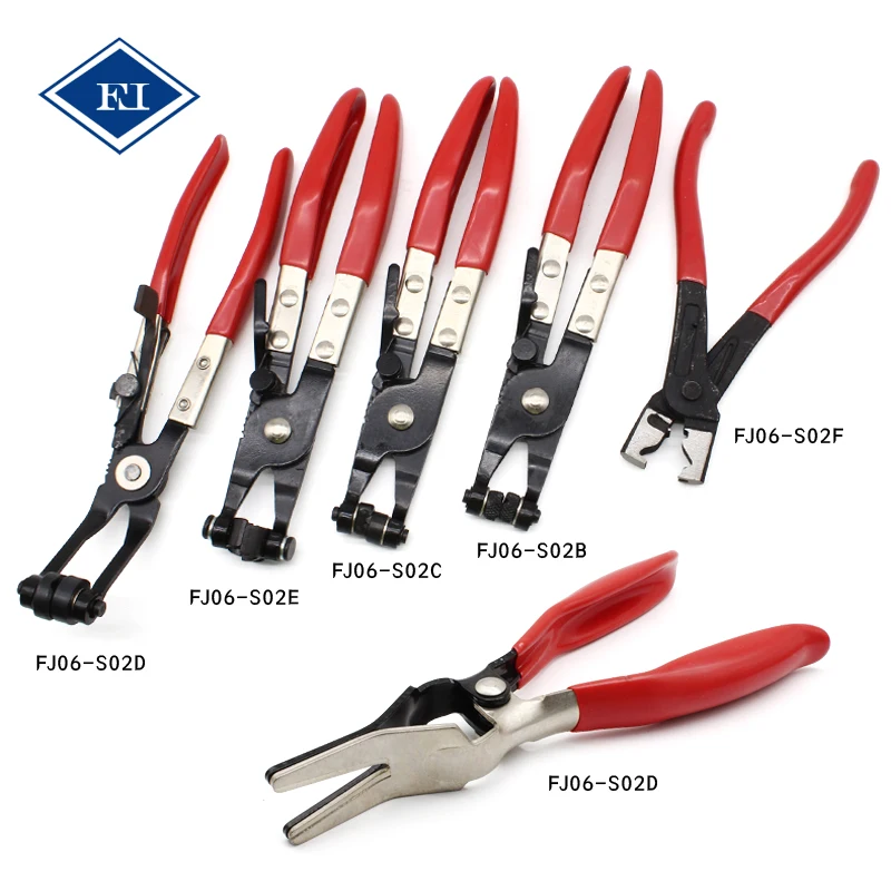 FENGJIE Auto Vehicle Tools Hose Clamp Pliers For Fuel & Coolant Hose Pipe Clips for Auto Car Repair Water Pipe Removal Tool